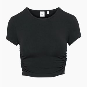 ARITZIA CHILL MALIBU RUCHED CROP TOP